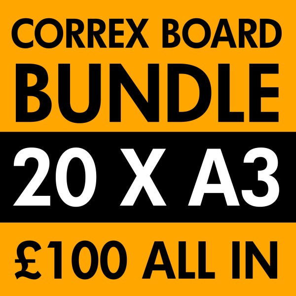 20 X A3 for £100