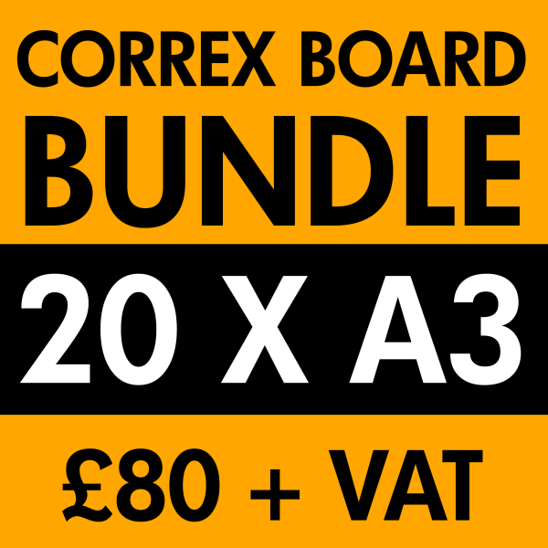 20 X A3 for &pound;80 + VAT