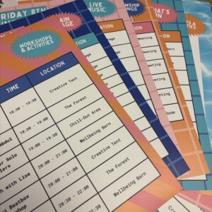 festival a5 leaflet printing